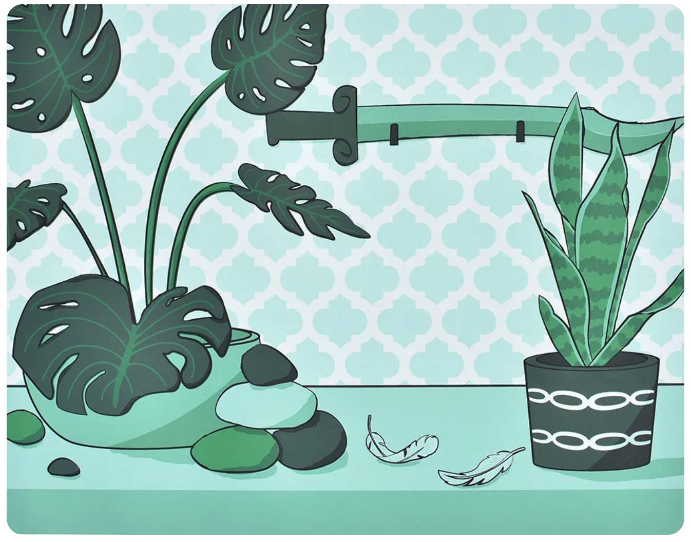 Madeline Devantier's print Perseus & Andromeda